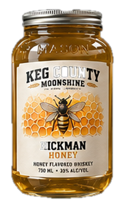 Hickman Honey moonshine jar