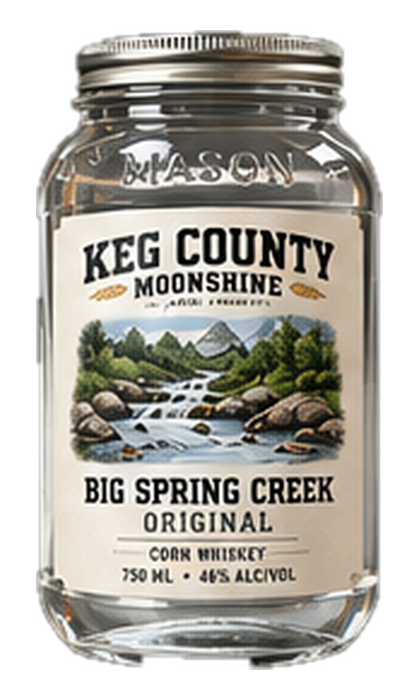 Big Spring Creek Original moonshine jar